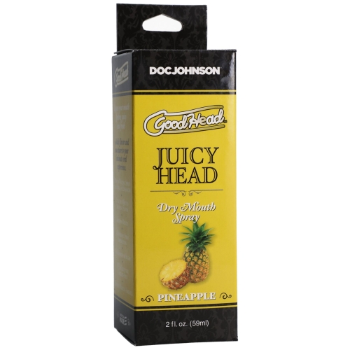 Спрей лубрикант для оральных ласк со вкусом ананаса Doc Johnson GOODHEAD JUICY HEAD 59 мл - 2
