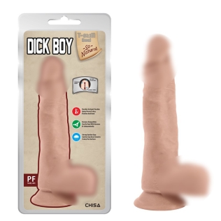 Фаллоимитатор реалистичный на присоске телесного цвета Chisa T-Skill Real Dick Boy