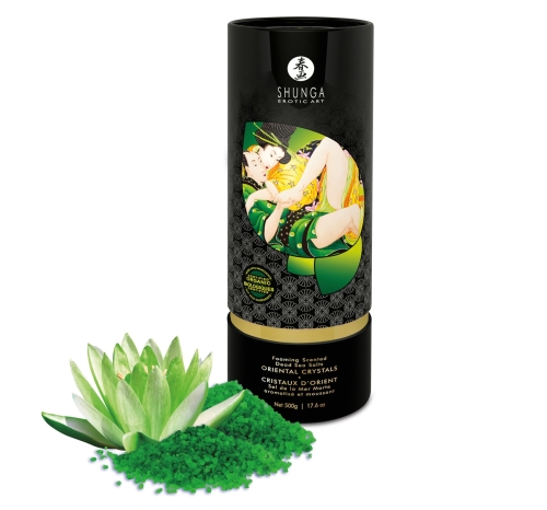 Сіль для ванни з ароматом Лотоса Shunga Oriental Crystals Bath Salts ORGANIC 500 г - 4