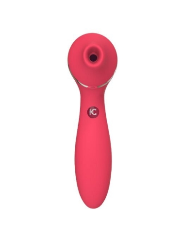 Вакуумный клиторальный вибратор красный KisToy Polly Plus - 2