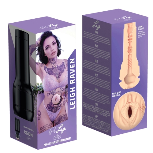 Мастурбатор вагина порнозвезды Leigh Raven телесного цвета Kiiroo Feel - 9