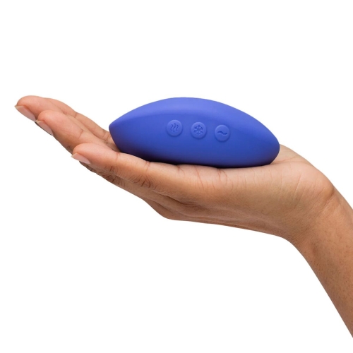 Вібратор для стимуляції клітора із підігрівом синій We-Vibe Temp Lavender Blue - 9