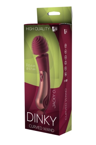 Вібратор у вигляді мікрофона червоного кольору Dream Toys DINKY CURVED WAND - 6