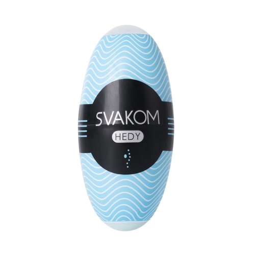 Яйце мастурбатор блакитне SVAKOM HEDY - 1