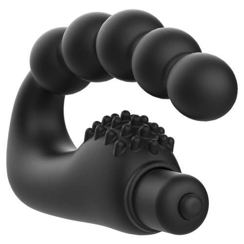 Вибромассажер простаты силикон черного цвета Addicted Toys Anal Massager Prostatic Vibration - 2