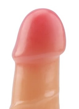 Фалоімітатор 19/3, 7 см на присоску реалістик тілесний CHISA Keep Love Rhythm Dildo - 4