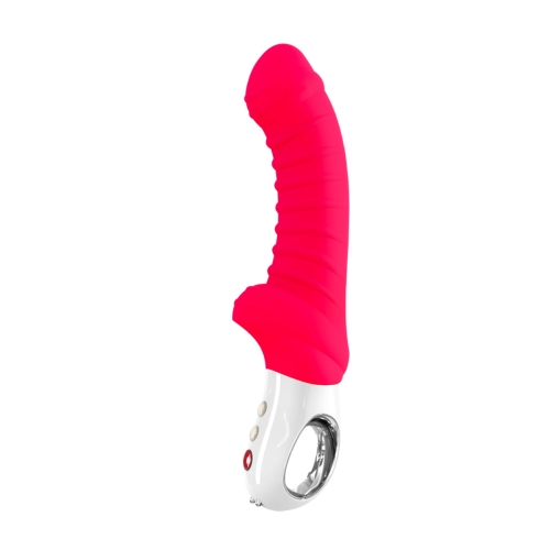 Вибратор для точки G Fun Factory TIGER india red, ребристый, подходит для анальной стимуляции - 3