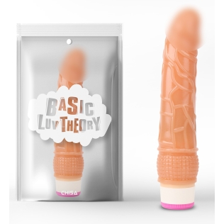 Вібратор рельєфний тілесного кольору CHISA Basic Luv Theory Wild Penetrator