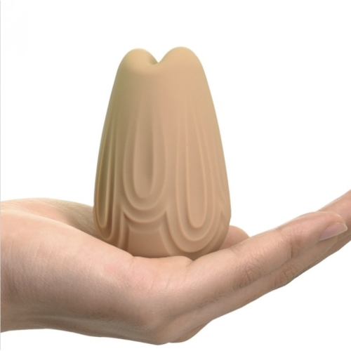 Вибратор для стимуляции клитора в форме вазы желтого цвета Cnt 3D Design Vase - 2