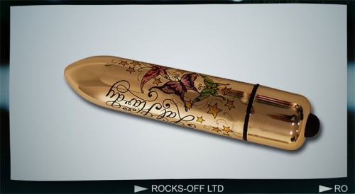 Вибропуля Rocks Off RO-120mm TATTOO BulletWings of Desire - 1