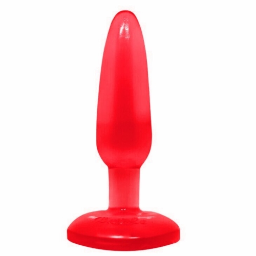 Анальна пробка на присоску Червона Butt plug LYBAILE - 3
