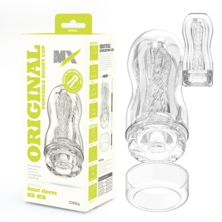 Мастурбатор для мужчин с Вакуумным эффектом прозрачного цвета Chisa Original Portable Boost Cup