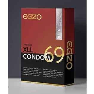 Презервативы ультратонкие увеличенного размера EGZO XXL №3 эластичность, прочность и максимальная безопасность ЕГЗО