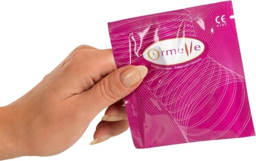 Жіночий презерватив з латексу Ormelle 1 шт - 2