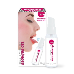 Гель для минета клубничный HOT Oral Optimizer