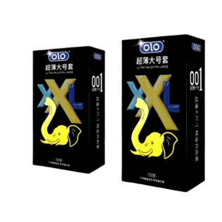 Презервативы ультратонкие с гиалуроновой кислотой OLO размер XXL 10 штук
