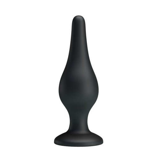 Анальная пробка на присоске черная LYBAILE Sensitive Prostate Plug - 2