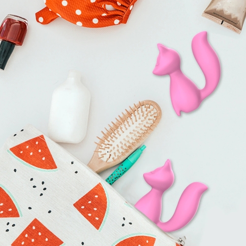 Мини-вибратор клиторальный в форме лисы светло-розовый Every Night Toys Doris 10 режимов вибрации - 8