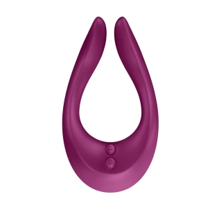 Вібратор для пар Partner Multifun 2 Satisfyer Endless Joy малиновий