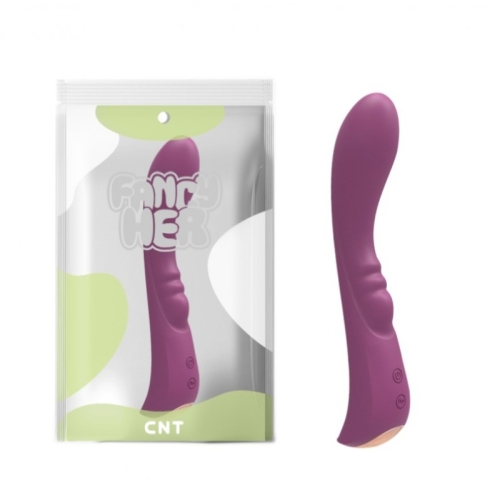 Вибратор вагинальный и для точки G фиолетового цвета Cnt G spot Arouse - 1