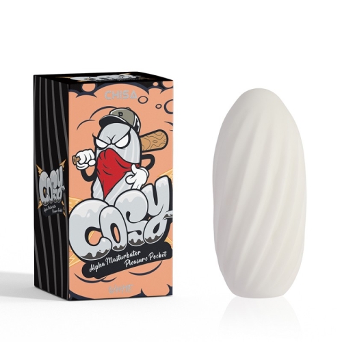 Мастурбатор для чоловіків білого кольору Chisa Alpha masturbator pleasure pocket - 1