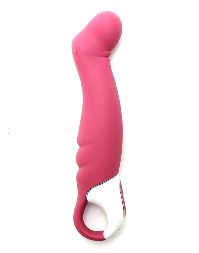 Вібратор точки G силіконовий з гнучкою рожевою головкою Satisfyer Vibes Petting Hippo - 2