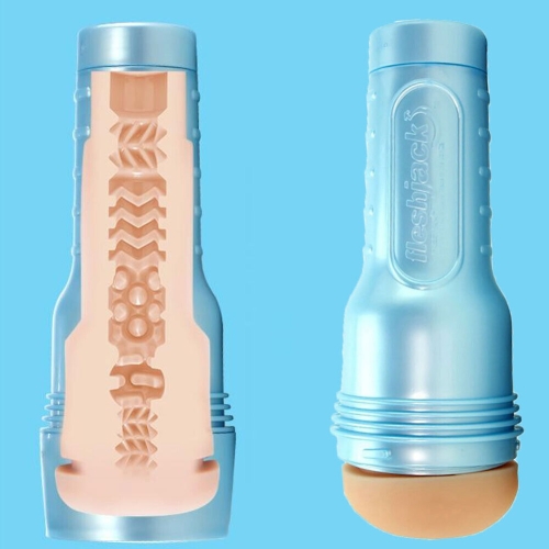 Мастурбатор в колбе анус из киберкожи порноактрера Diego Sans телесного цвета Fleshlight - 3