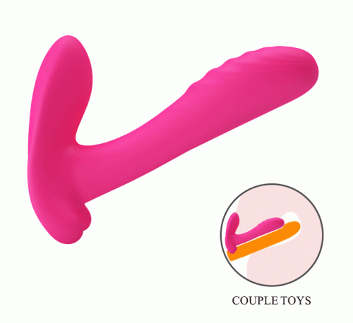 Вібратор вагінальний з стимулятором клітора на пульті ДУ рожевий Pretty Love Remote Control Massager - 6