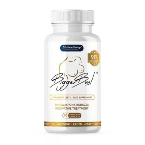 Препарат для збільшення жіночих грудей Medica-group BiggerBust Capsules 90 капсул - 1