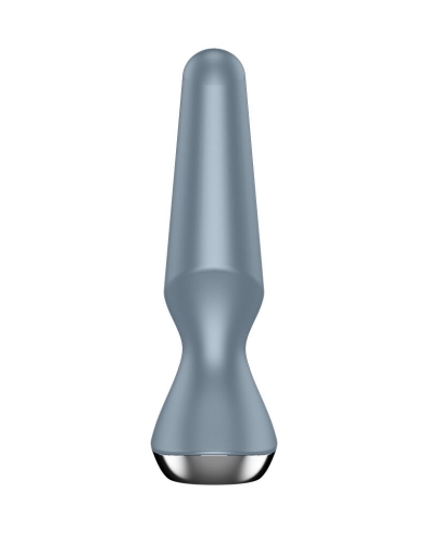 Анальна вібропробка сіра Satisfyer Plug-ilicious 2 - 4