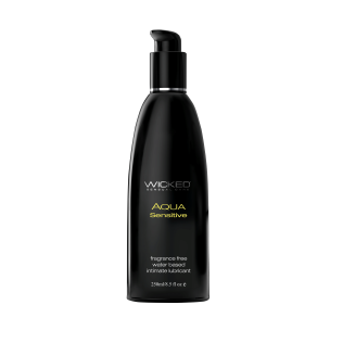 Лубрикант гипоалергенный без глицерина на водной основе Wicked Sensual Care Аqua sensitive 240 мл