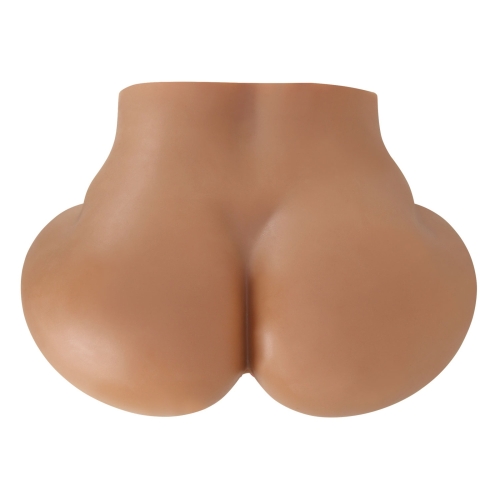 Мастурбатор Анус и Вагина с вибрацией бежевого цвета Lybaile Crazy Bull Luna Latinos soft skin - 5
