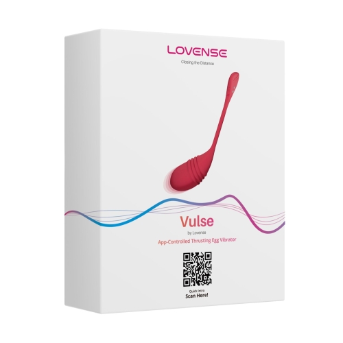 Смарт виброяйцо вагинальное Lovense Vulse красное - 7