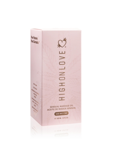 Масажне масло з CBD HighOnLove Sensual Massage Oil Sugar High 100 мл - 2