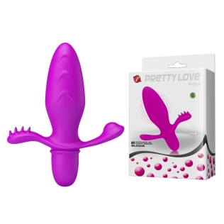 Анальная пробка с вибрацией Pretty Love FITCH BI-014288