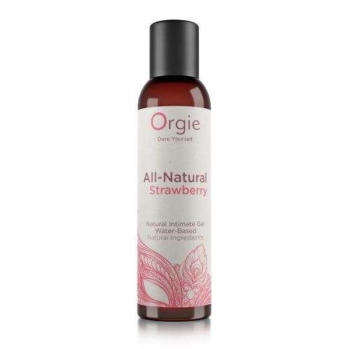 Оральний лубрикант на водній основі зі смаком полуниці Orgie All Natural 150 мл - 2