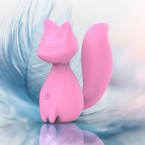 Мини-вибратор клиторальный в форме лисы светло-розовый Every Night Toys Doris 10 режимов вибрации - 5