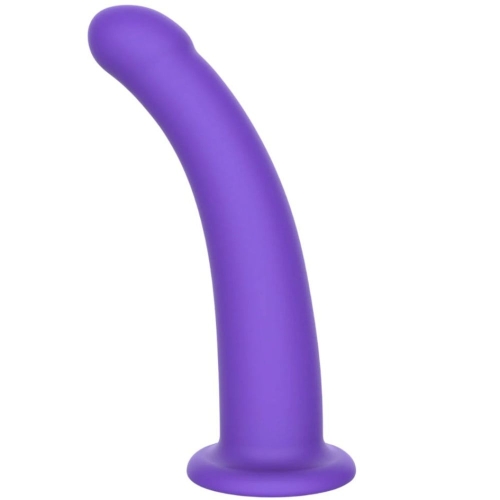 Насадка для страпона на присоске силиконовая фиолетовая Toy Joy Get Real Harness Dong размер S - 2