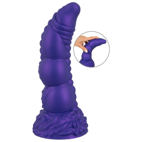 Фантастический фаллоимитатор на присоске фиолетовый Beasty Cocks Demon of Desire - 2