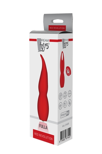 Універсальний вібратор у вигляді язичка Dream Toys RED REVOLUTION FULLA - 4