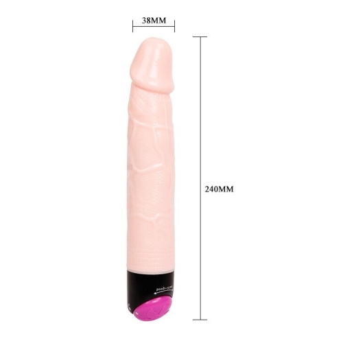Вібратор реалістичний SEX flesh vibe з ротацією LYBAILE - 6