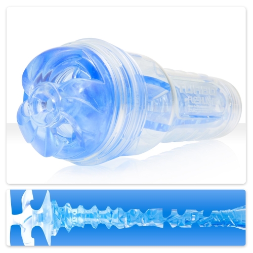 Мастурбатор Fleshlight Turbo Thrust Blue Ice Флешлайт - 1