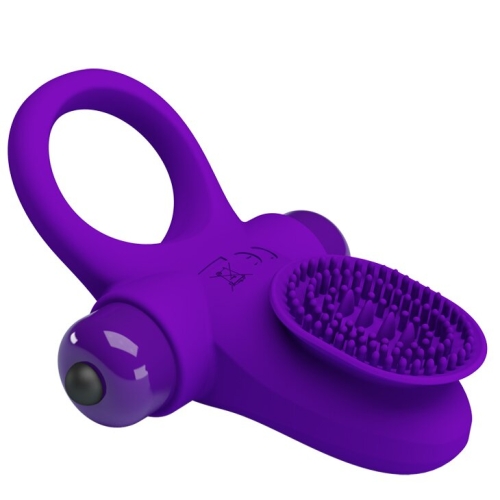 Кільце ерекційне з вібро-стимуляцією клітора Pretty Love Vibrant penis ring II BI-210205-1 - 6
