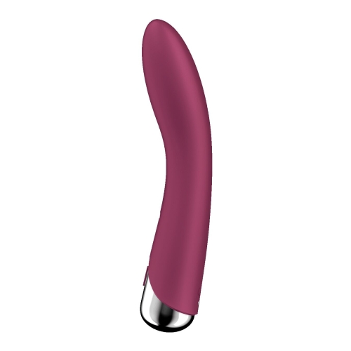 Вибратор вагинальный и для точки G с ротацией красного цвета Satisfyer Spinning Vibe 1 - 3