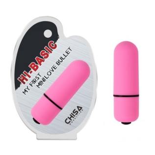 Вибропуля розового цвета Chisa My First Mini Love Bullet