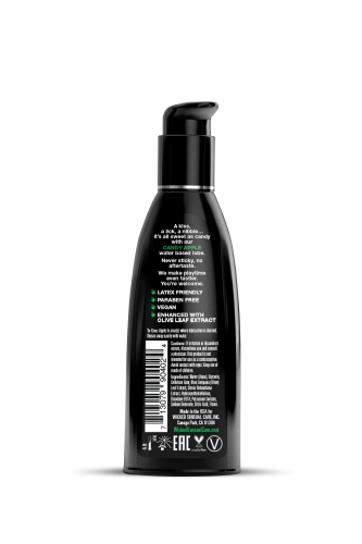 Оральний лубрикант на водній основі зі смаком яблука Wicked Sensual Care Аqua 60 мл - 2