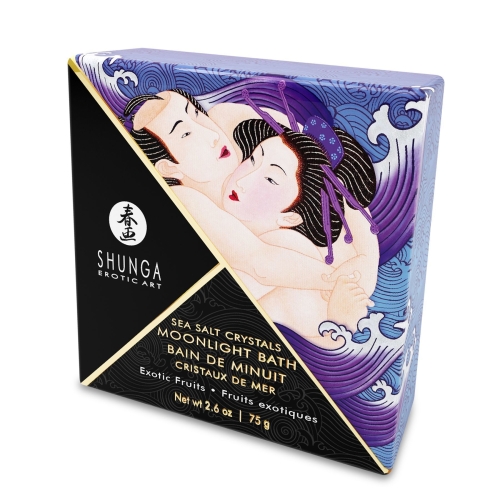 Лікувальна сіль для ванни з ароматом екзотичних фруктів Shunga Moonlight Bath-Exotic Fruits (75 гр) Шунга - 1