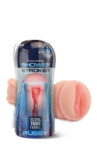 Мастурбатор вагина телесного цвета Happy ending Shower stroker self lubricating Pussy - 1