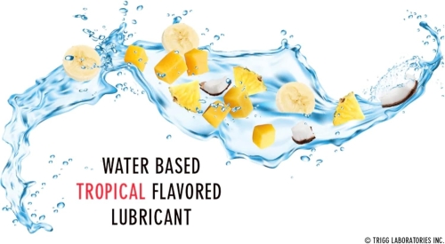 Оральная смазка со вкусом тропические фрукты Wet Flavored 89 мл - 4
