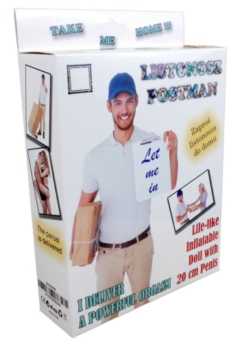 Секс кукла мужчина с членом телесного цвета Boss series Listonosz Postman Male Doll - 1